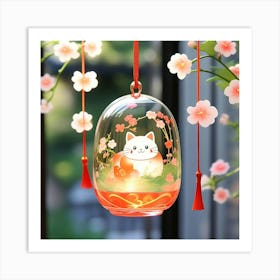 Japanese Glass bell "furin" Art Print