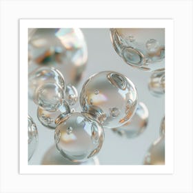 Water Bubbles Art Print