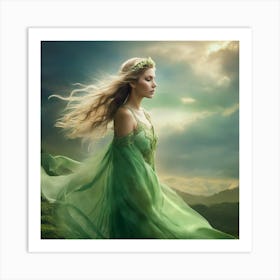 Elven Beauty 12 Art Print