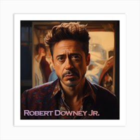 Robert Downey Jr 1 Art Print