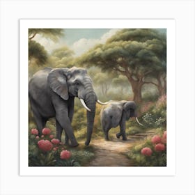 FUN ELEPHANT Art Print