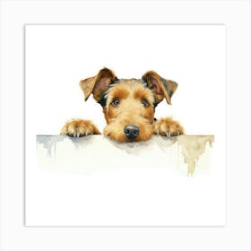 Welsh Terrier Dog 1 Art Print