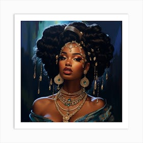 Egyptian Beauty 1 Art Print