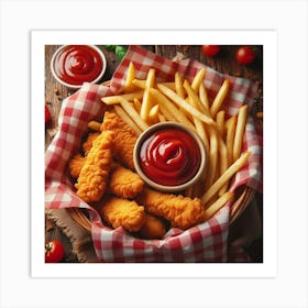 Chicken Nuggets 2 Art Print