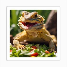 Salad Dragon Art Print