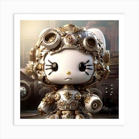 Hello Kitty Steampunk Collection By Csaba Fikker 50 Art Print