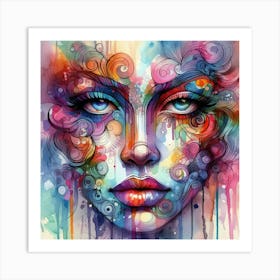 Portrait Of A Woman 63 Art Print