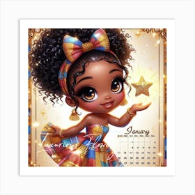 Whimsical Calendar Art Print