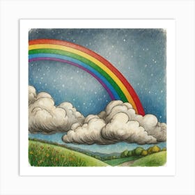 Rainbow In The Sky Art Print