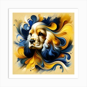 Cocker Spaniel 01 Art Print