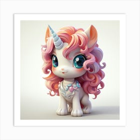 Cute Unicorn 10 Art Print