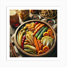 Sovereign Flame Han Pickled Vegetables Art Print