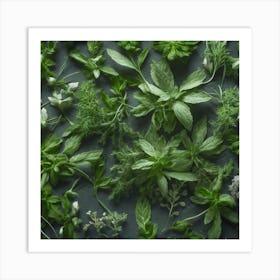 Herbs As A Background Haze Ultra Detailed Film Photography Light Leaks Larry Bud Melman Trendi (5) Art Print