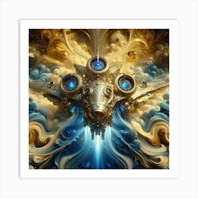 Futuristic Spaceship 1 Art Print