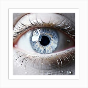 Blue Eye 14 Art Print