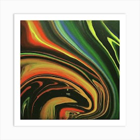 Abstract Swirls Art Print