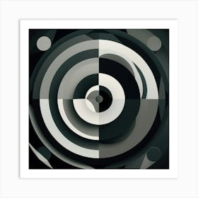 Abstract Circle Art Print