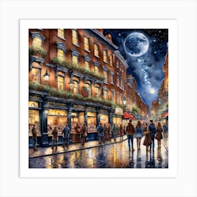 Night In London 1 Art Print