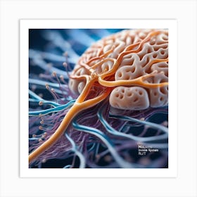 Brain And Nerves 17 Art Print