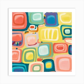 Squares Art Print