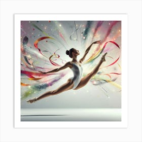 Acrobatic dancer 1 Art Print