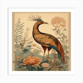 Peacock Art Print