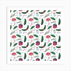 Christmas Background Art Print