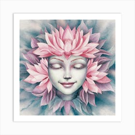 Lotus Flower Art Print