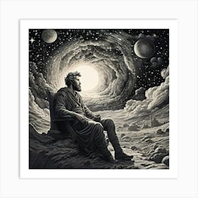 Infinite thought Art Print