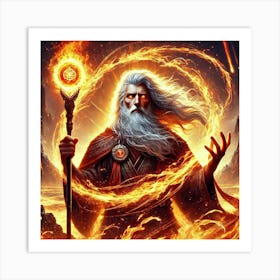 Ronan Mentor Elder Inferno Art Print