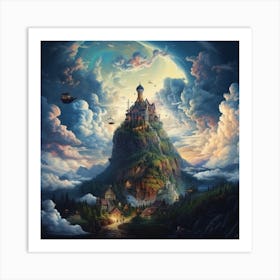 Castle In The Sky 1 Art Print