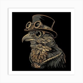 Steampunk Eagle Art Print