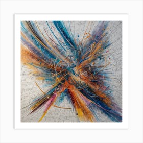 Explosion Of Color Art Print