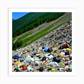 Mountain Of Garbage Art Print