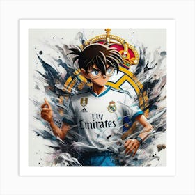 Real Madrid Anime fans canvas ❤️🖼️ Art Print