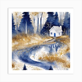 House In The Woods 5 Art Print