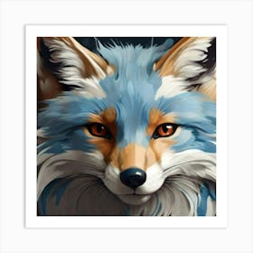 Fox pint Art Print