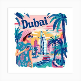 Dubai City 1 Art Print