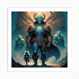 Fantasy Beings Art Print