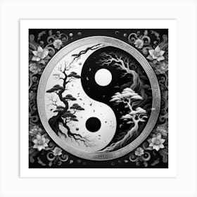 Yin Yang 2 Art Print