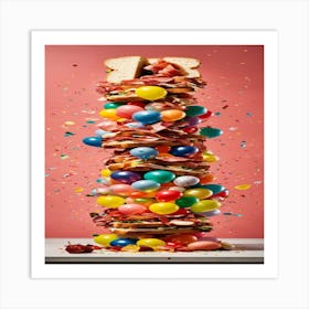 Stack Of Balloons Art Print