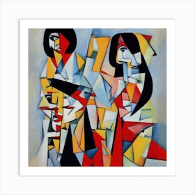 Mia Wallace  Pulp Fiction Cubism Pablo Picasso Style Art Print