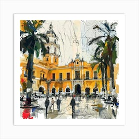 Venezuela City Hall Art Print