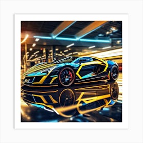 Mclaren P1 129 Art Print