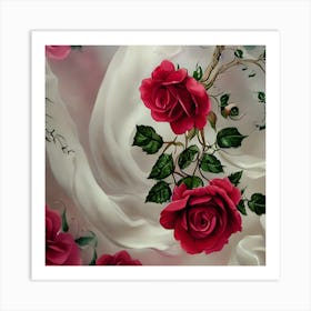 Roses And Romance Art Print