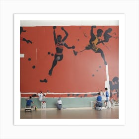 Mural - Mural Stock Videos & Royalty-Free Footage Art Print