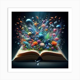 Book Of The Sea 1 Art Print