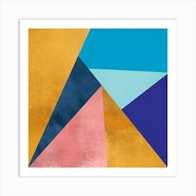 Geometric and colorful 6 Art Print