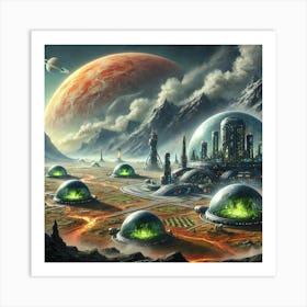 Venusian Enclave Location Converted Art Print