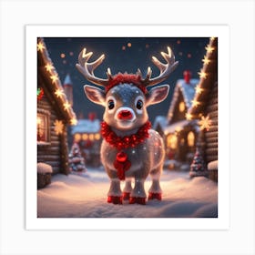 Reindeer Art Print